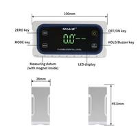 SHAHE Touch Digital Inclinometer,Single Axis 4x90°/Dual Axis ±60°,Buzzer Alarm, Dual Mode, 3-Unit for Woodworking,Table Saw 5527 black