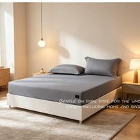 Sidabro pluošto antistatinė įžeminimo paklodė ir čiužinio užvalkalas 90*190cm white