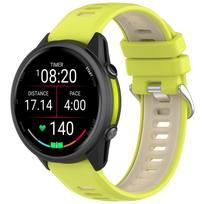 Oficialus silikoninis dirželis, skirtas Garmin Forerunner 970 965 955 945 935 745, dviejų spalvų, sportinis, pralaidus orui, apyrankė, riešo juostelė, aksesuarai Forerunner 970 gray