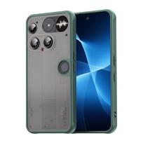 For Nothing Phone 3 5G Camera Lens Protection Shockproof Case For Nothing Phone (3) Soft Silicone Matte Translucent Phone Cover For Nothing Phone 3 žalia