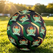 Real Betis FootballPrinted Size 5 Soccer Bll, Anti Slip Adult Match Football Souvenir for Football Fans Size 5