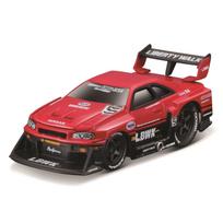 Maisto Muscle Machines 1999 Nissan Skyline R34 GT-R 1/64 Diecast Model, Red/Black red