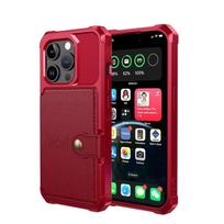 Luxury Leather Magnetic Card Slot Case For iPhone 16 15 14 13 12 11 Pro Max Plus Mini 16e Shockproof Wallet Lens Protect Cover Acrylic