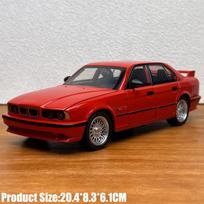 1:24 lydinio metalo lietas modelis automobilis, suderinamas su BMW M5 E34 vokišku vykdomojo lygio sportiniu sedanu, namų dekoracija, stalo eksponatas, dovana raudona