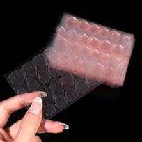 UV Gel Detachable Manicure Tool Fake Nail Glue Jelly Glue Nail Adhesive Tabs Nail Glue Stickers 240pcs black