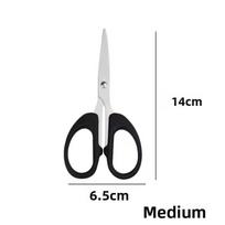 Portable Sewing Scissors for Office and Home Use (as the picture,Loose medium) white