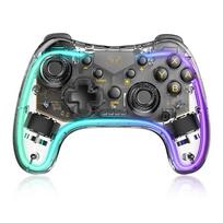 YiLBX Wireless Switch Pro Controller Compatible with Nintendo Switch/Switch lite/Switch OLED, Support Turbo,Wake-up Function and Adjustable LED balta