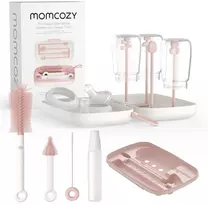 Momcozy LS001 7 in 1 Baby Bottle Set | Rinkinys szczotek do butelių | 7 w 1, rožinė