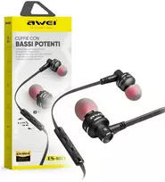 Ausinės į ausį su laidu Awei ES-10TY