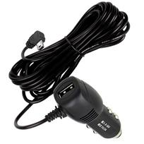 YFFSFDC Cigarette Lighter Socket 3.5M Mini USB Drive Recorder Power Cable Cigar Power Adapter black