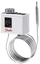 Danfoss Termostatas KP81 80-150 °C 2 m