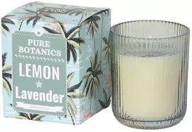 Home4You Žvakė „PURE BOTANICS“, 7,5 cm pločio ir 9,5 cm aukščio, citrinų ir levandų aromatas