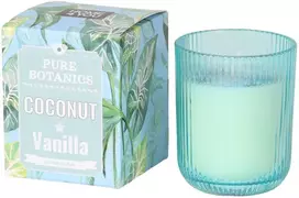 Lova Žvakė „PURE BOTANICS“, D 7,5 × H 9,5 cm, kokoso ir vanilės aromatas