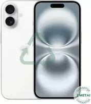 Apple Atnaujintas iPhone 16 Baltas 128GB (būklė kaip naujas)