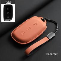 Lynk & Co Z10/Z20 Key Case: Ultra-Stylish Car Key Holder for Men & Women, Compatible with Lynk & Co 900 Series brown