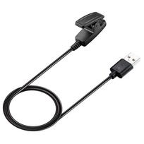Suderinamas USB įkroviklio klipas, skirtas Garmin S20, Forerunner 35, Lily 2 Charging Cable juoda
