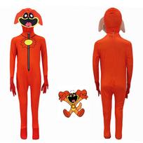 Poppy'S Game One-Piece Halloween Horror Smiling Animals 130 red