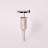Stainless Steel Hand-Push Sausage Stuffer - Large & Small Sizes Available white