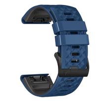 For Garmin Fenix 7X 7 Pro 6 6X Pro 5X 5 Plus Sapphire Solar Watch Strap Bracelet Quick Release 26mm 22mm Silicone Band Wristband 22mm Fenix 5 blue
