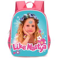 Kaip Nastya Nastya Apsuptas Anime Kuprinė Vyrams Ir Moterims Mokyklinės Kuprinės standard blue