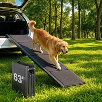 VEVOR Dog Ramp for Cars, 160 x 43.2 cm, Folding Pet Ramps for Medium & Large Dogs up to 113 kg