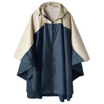 Fashion cape raincoat light travel backpack waterproof color matching outdoor cycling poncho One size fits all gray