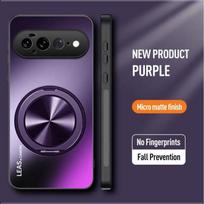For Magsafe Bracket Case For Google Pixel 11 Pro XL AG Matte Shockproof Magnetic Ring Holder Hard PC Cover For Pixel 11Pro XL Google Pixel 11 violetinė