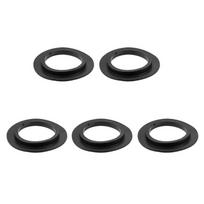 Universal Sink Rubber Washer Prevents Water Leakage Waterproof Drain Stopper & Filter Basket Gasket Pads Easy to Install black