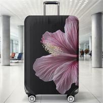 Flower patterned luggage protection cover, suitable for 18-32 inch luggage covers, luggage handle gloves, travel accessories S black