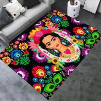 Frida Kahlo Kilimas Kilimėlis Svetainei Miegamajam Namams Sofos Dekoravimui, Vaikų žaidimams Neslystantis Grindų Kilimėlis 80x120cm( 31x47in)