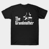 The Grandmother Graphic Crew Neck Casual Short Sleeve Cotton Tee XXXL white