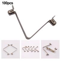 Locking Tube Pin Spring Clip Tent Pole Clip Manganese Steel gray