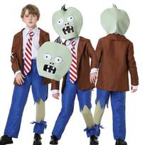 Plants vs. Zombies Halloween Boys & Girls Cartoon Adult Kids Hoodies Costumes Performance Costumes M blue