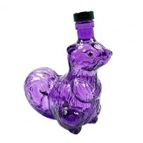 Wine Whiskey Decanter Squirrel Whiskey Decanter Glass Bottle with Stopper Liquor Dispenser for Home Bar Unique Gift for Whiskey