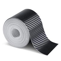 1-10m Sports Carbon Fiber Car Tape Sticker Door Mirror Paste Protector Strip Cool DIY Protection Film Waterproof Adhesive Easy length 1M&width 5cm gray