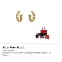 CARTIER CLASH DE CARTIER 18K Auksiniai Auskarai Unisex Auksiniai B8301490 One Size 1 auksinė
