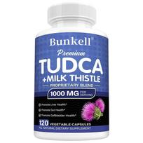 Bunkell TUDCA with Milk Thistle Capsules, Proprietary Blend, with Pterostilbene, 120 Caps 120 Capsules