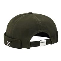 DomeHat Melons Beanies Docke Hat Men Bonnet Beanies HipHop Hat Cuffed Beanies armijos žalia spalva