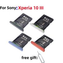 SIM Card tray Micro SD card tray For Sony Xperia 10III XQ-BT52 SO-52B Mark3 X10III Card slot drawer Holder drawer chip card tray