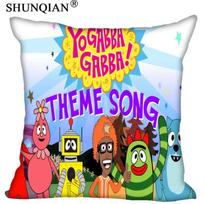 New Arrival Yo Gabba Gabba Pillowcases Zipper Custom Pillow Case More Size Custom Your Image Gift Linen 80*80(CM)-1Pcs black