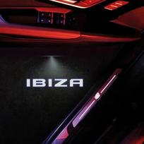 2 vnt. Pasveikinimo durų šviesos Automobilio projektoriaus lempa LED paslaugumo belaidė apdaila Suderinama su SEAT Cupra Ibiza Leon Ateca Arona 2PCS black
