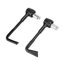 CNC Motorbike Handgrip Guard Brake Levers Protect Guard Motorcycle Protector Handlebar(Black) black