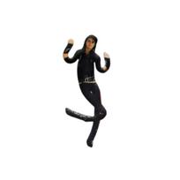 Michael Jackson Plush Stuffed Cosplay Doll, Abstract Movable Figure for Home Decor, Collectible Ornament & Creative Present for black
