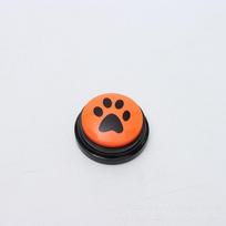 Pet Communication Button Dog Sound Box Training Talking Toys Long Lasting Battery Life Recording Speaker Squeeze Give Voice oranžinė