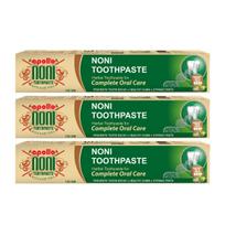 Apollo Noni Toothpaste For Complete Oral Care 150Gm X 3 | Toothpaste For White Teeth, Stronger Teeth And Fresh Breath, Tooth Decay | Conta beige