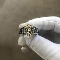 Anime Katekyo Hitman Reborn Žiedas Vongola Šeima Cosplay Žiedai Unisex Prop Aksesuarai Papuošalai Dovana A black