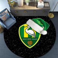 ADO Den Haag,Round Area Rug,Carpet Rug for Living Room Bedroom Sofa Playroom Decor,Non-slip Floor Mat 80cmx80cm