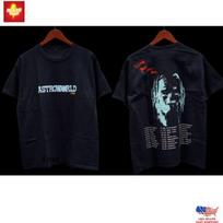 Unisex shirt Cotton Oversize Large Size Travis Scott Astroworld Tour Wish You Were Here Reprinted Size S5XL S black