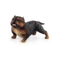 Amerikietiškas Bulis Pitbulis Gyvūno Modelis PVC Figūrėlė Kolekcionuojamas Ekranas Šunų Entuziastams Style 4 black