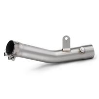 For Kawasaki Ninja ZX-6R ZX6R ZX636 2009-2026 Escape Motorcycle Exhaust System Middie Link Pipe 51MM Slip-On Mid Connecting Pipe Stainless steel gray